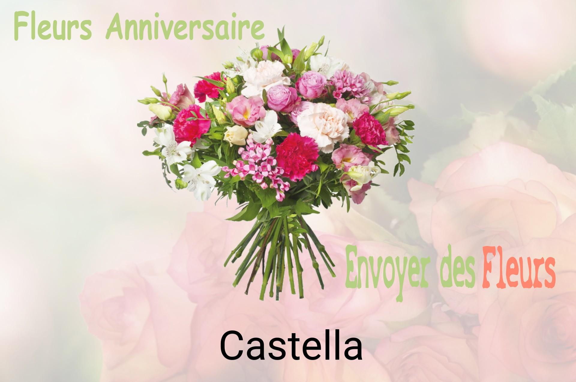 Bouquet de fleurs d’anniversaire livré à Castella